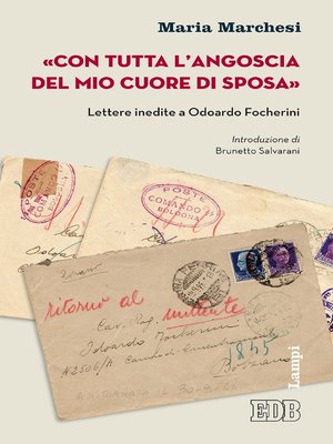 cover image of «Con tutta l'angoscia del mio cuore di sposa»